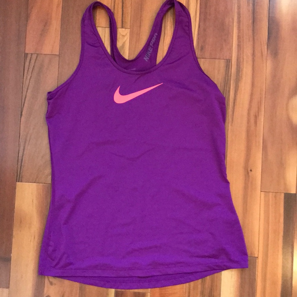Nike running yoga tank size Large purple